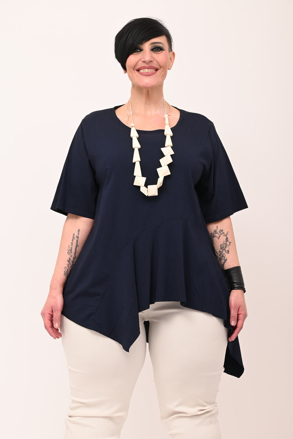 Maglia bengalina punta - Blu