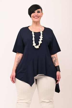 Maglia bengalina punta - Blu