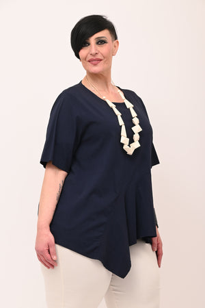 Maglia bengalina punta - Blu