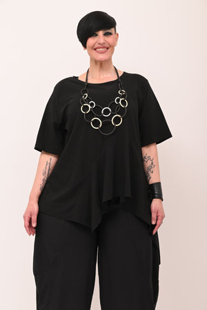 Maglia bengalina punta - Nero
