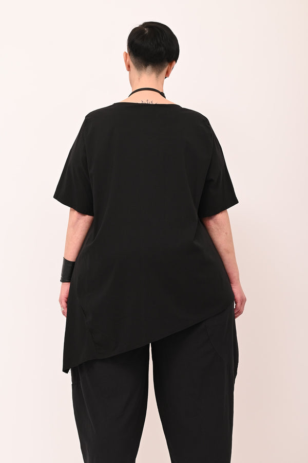 Maglia bengalina punta - Nero