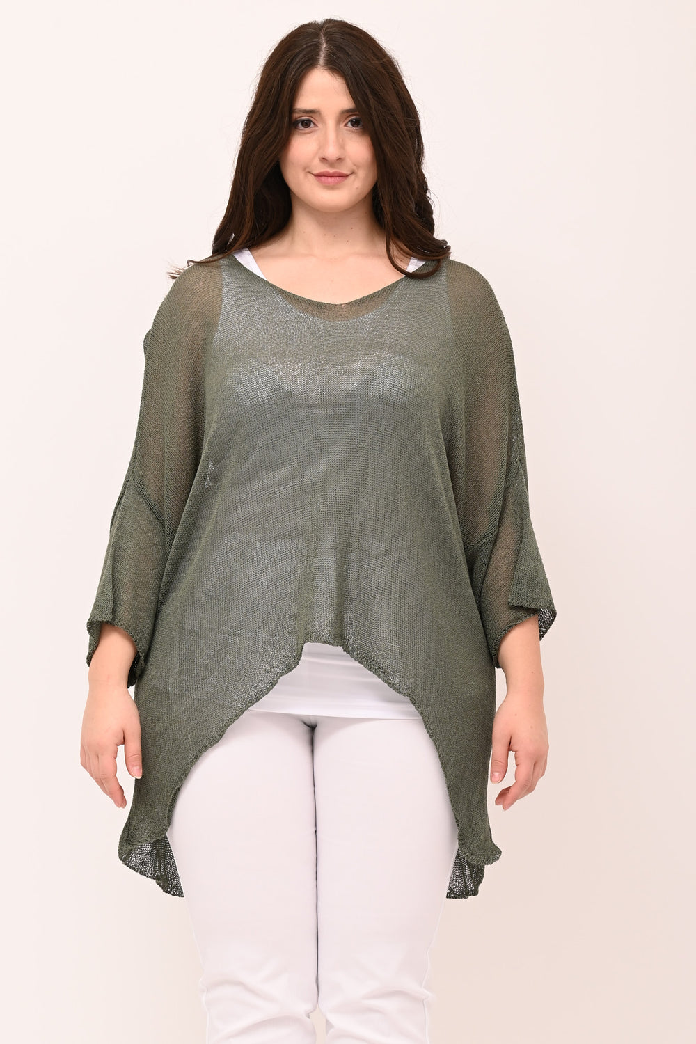 Maglia filo coda - Verde militare