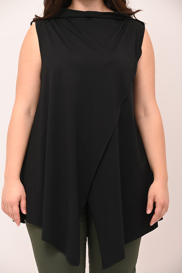Gilet punte cuciture - Nero