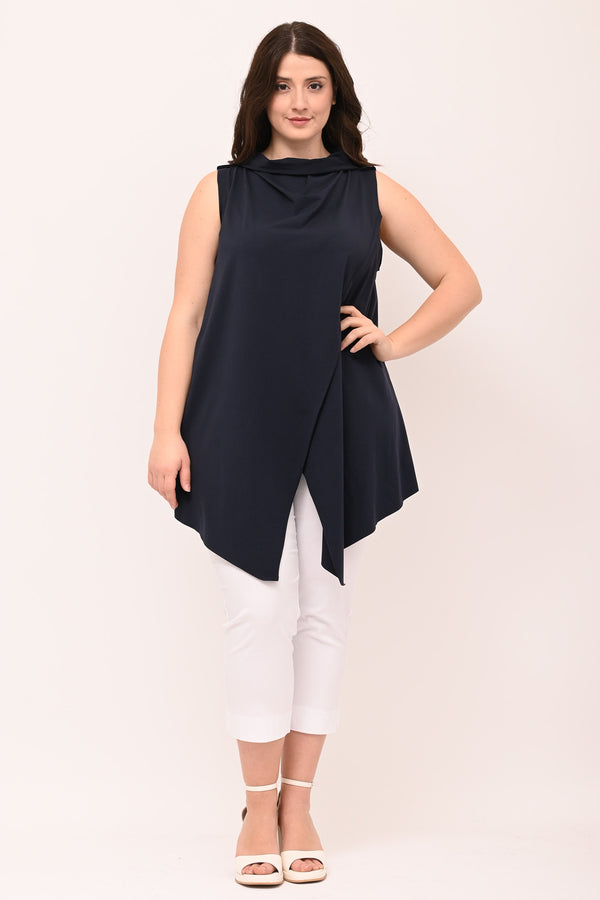 Gilet punte cuciture - Blu