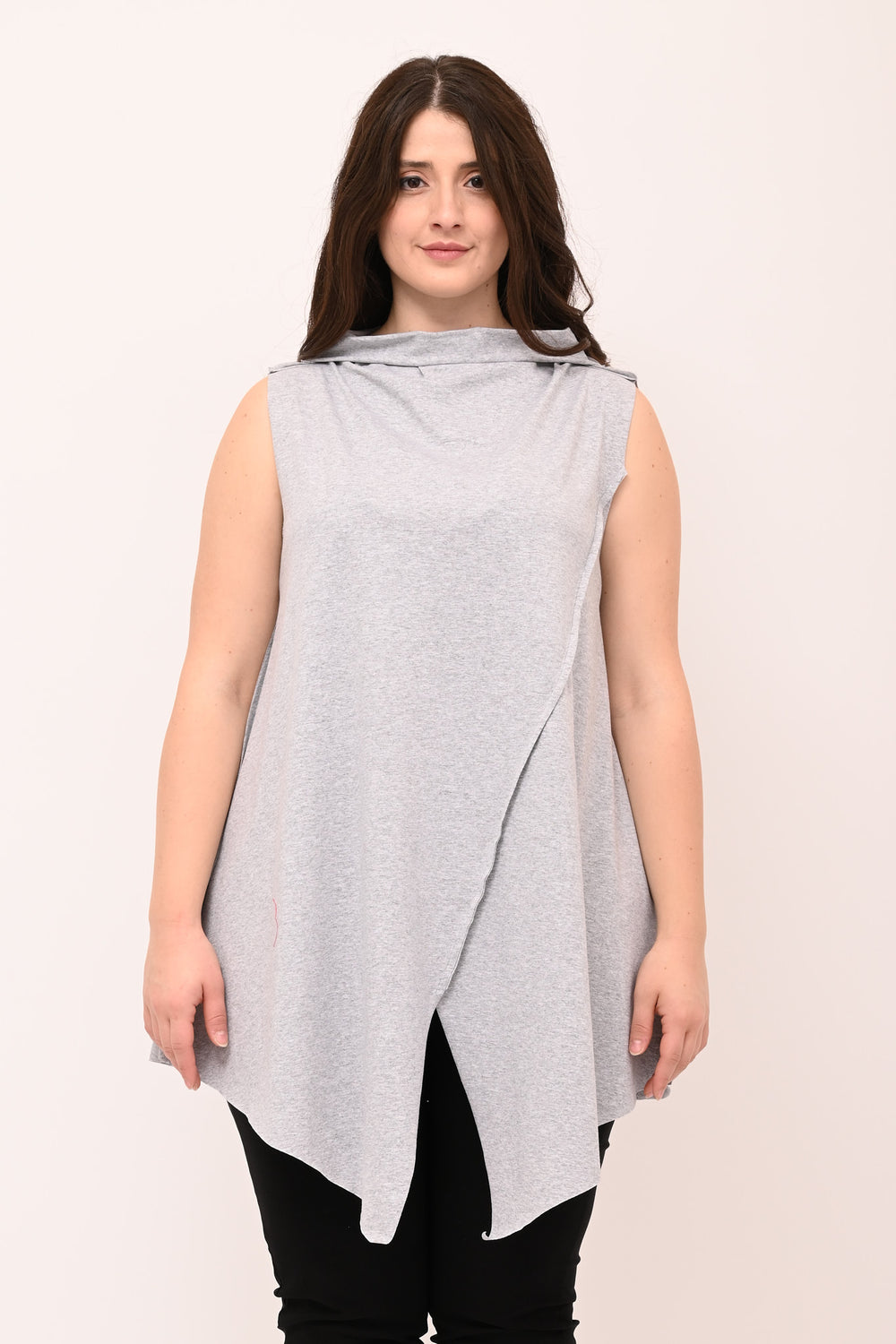 Gilet punte cuciture - Grigio