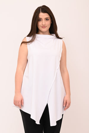 Gilet punte cuciture - Bianco