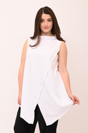 Gilet punte cuciture - Bianco