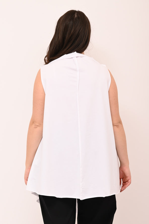 Gilet punte cuciture - Bianco