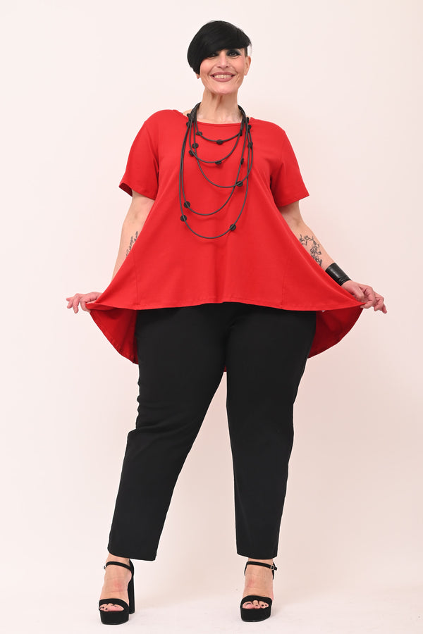Maglia cotone ruota - Rosso