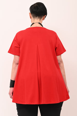 Maglia cotone ruota - Rosso