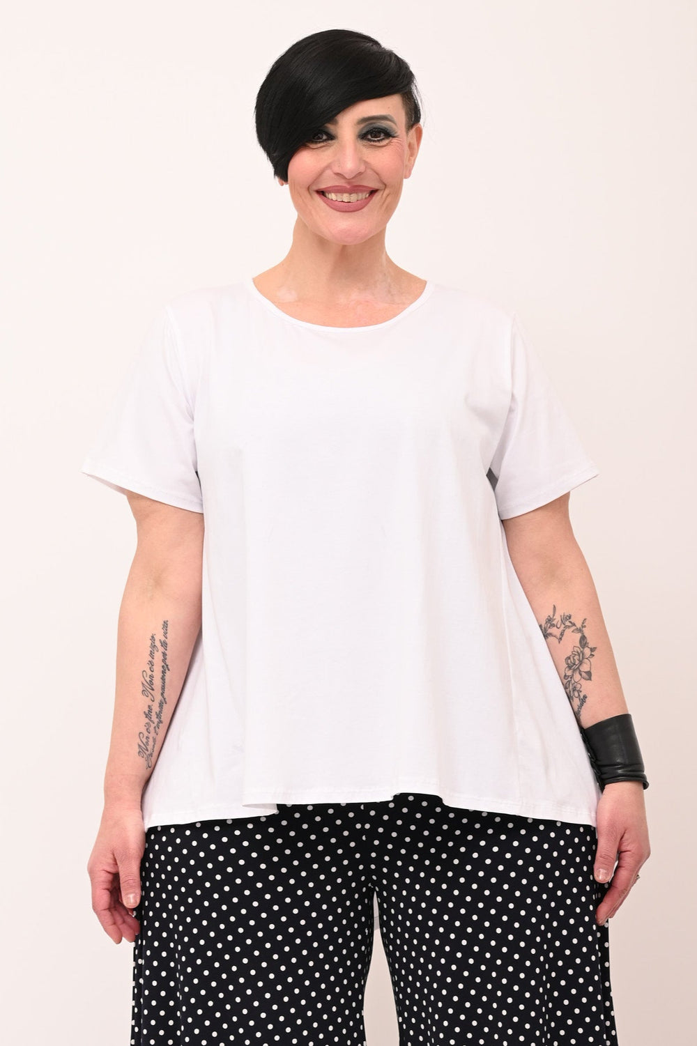 Maglia cotone ruota - Bianco