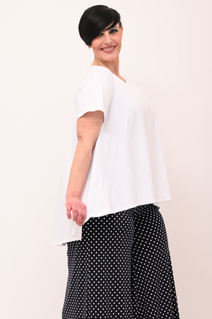 Maglia cotone ruota - Bianco