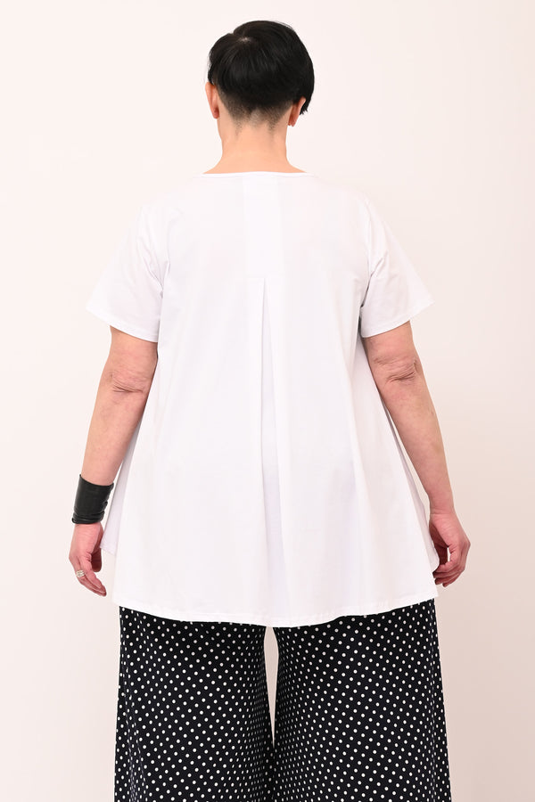 Maglia cotone ruota - Bianco
