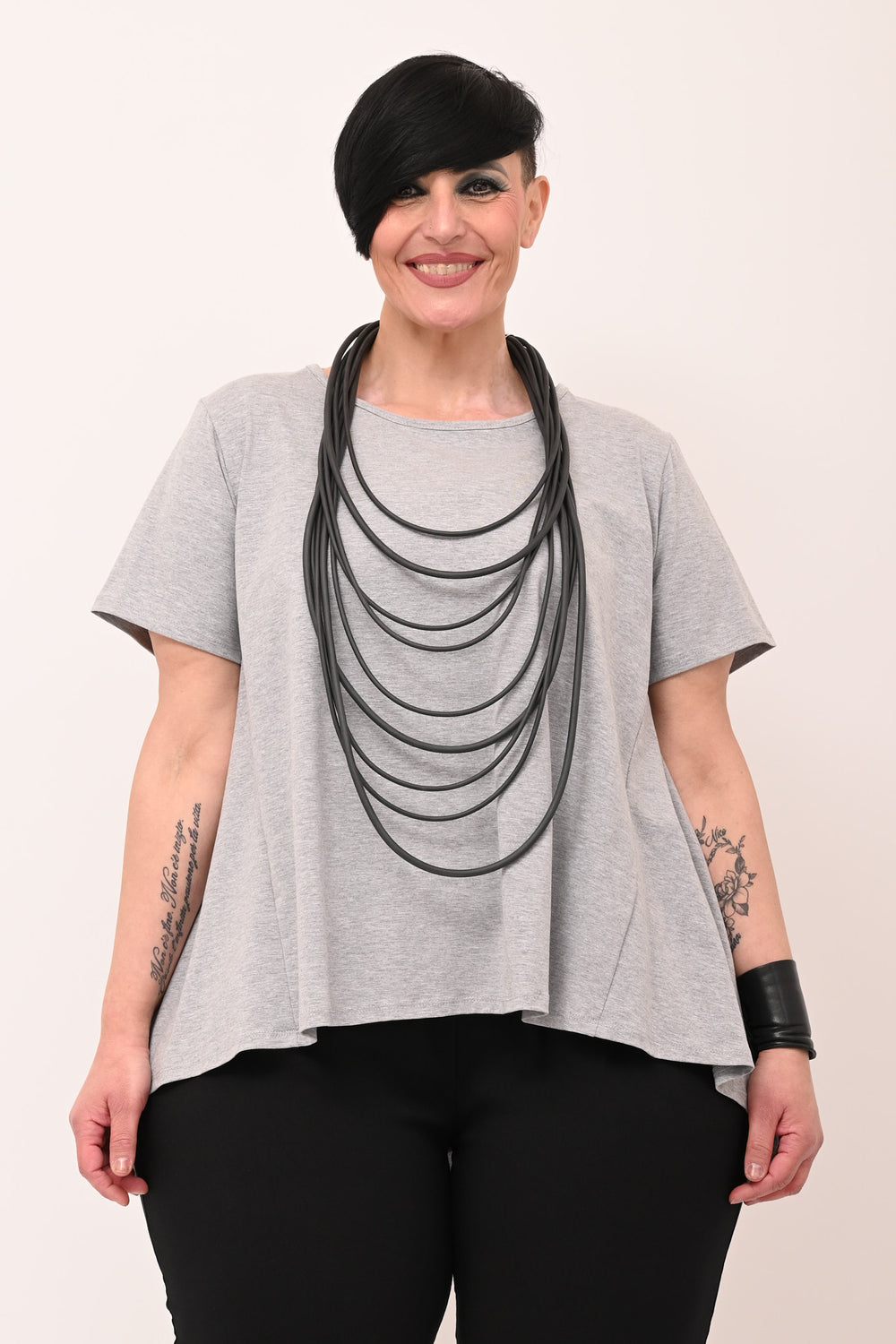 Maglia cotone ruota - Grigio