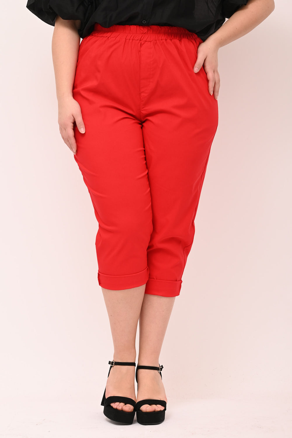 Pantalone bengalina baggy - Rosso