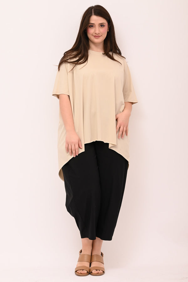 T-shirt svasata orlo vivo - Beige
