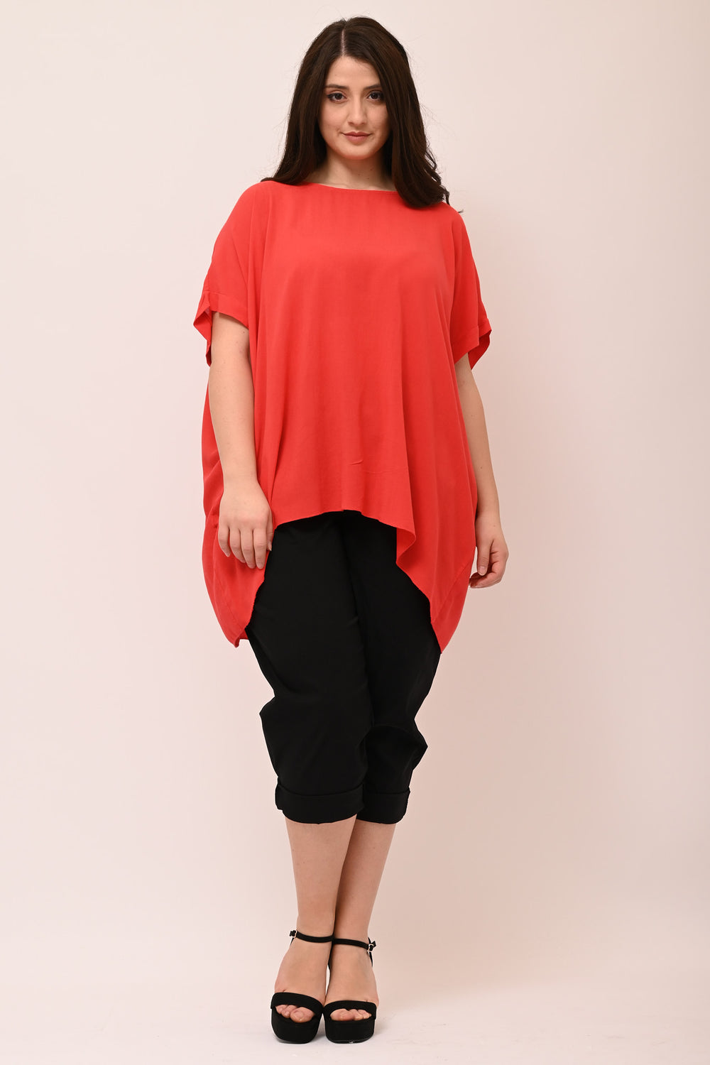 Pantalone bengalina baggy - Nero