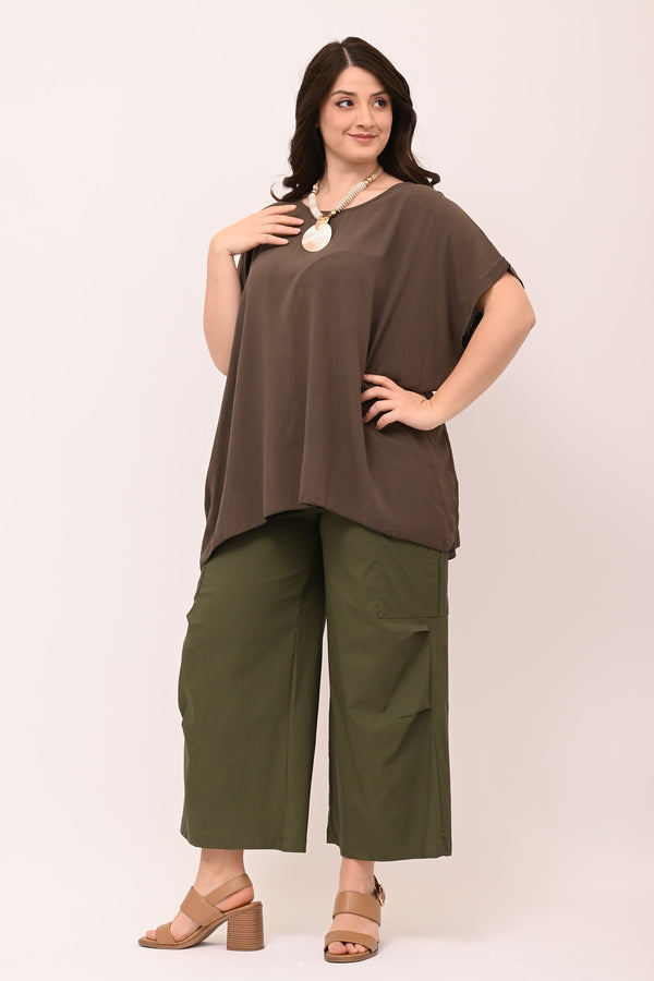 Blusa over viscosa - Moro