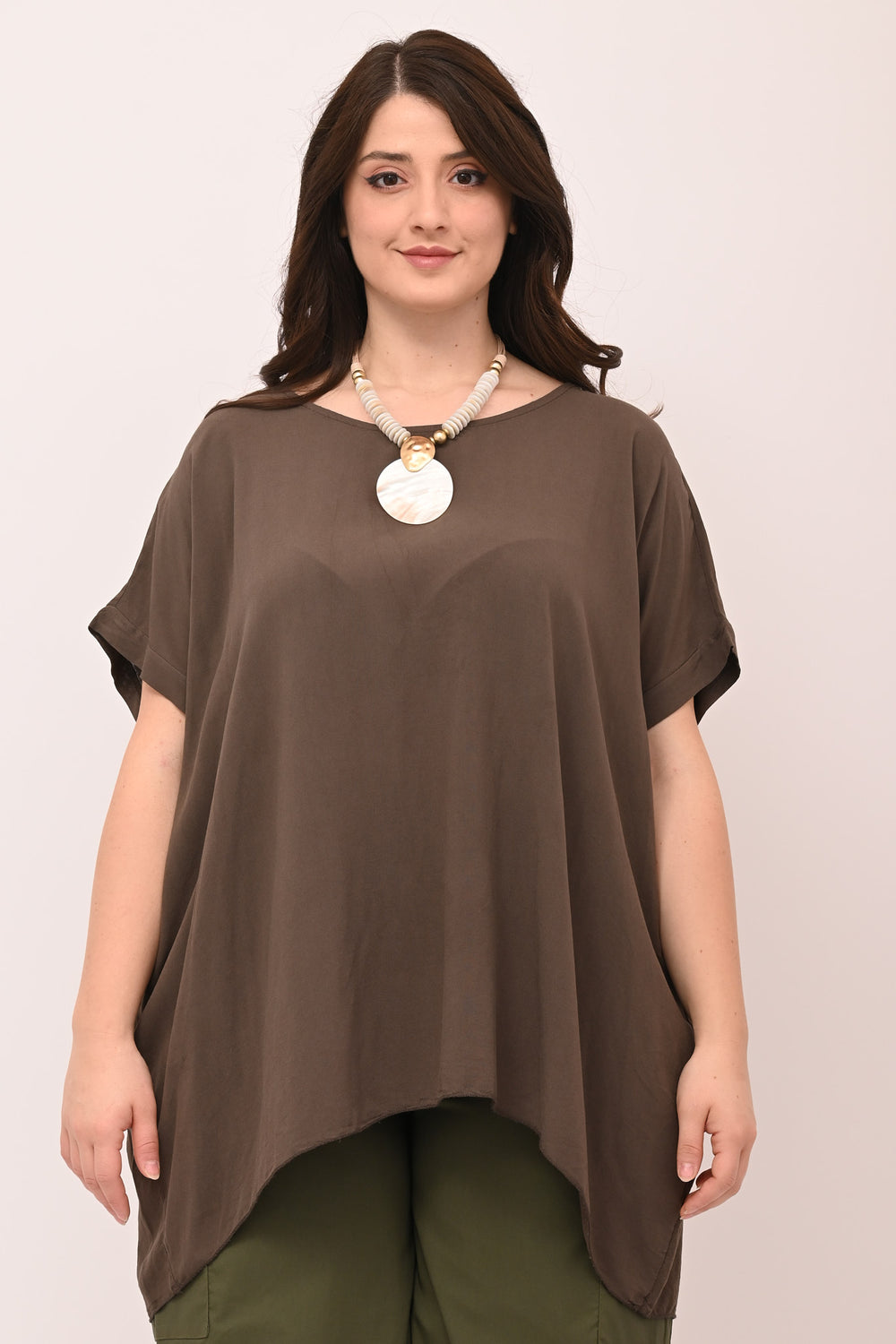 Blusa over viscosa - Moro