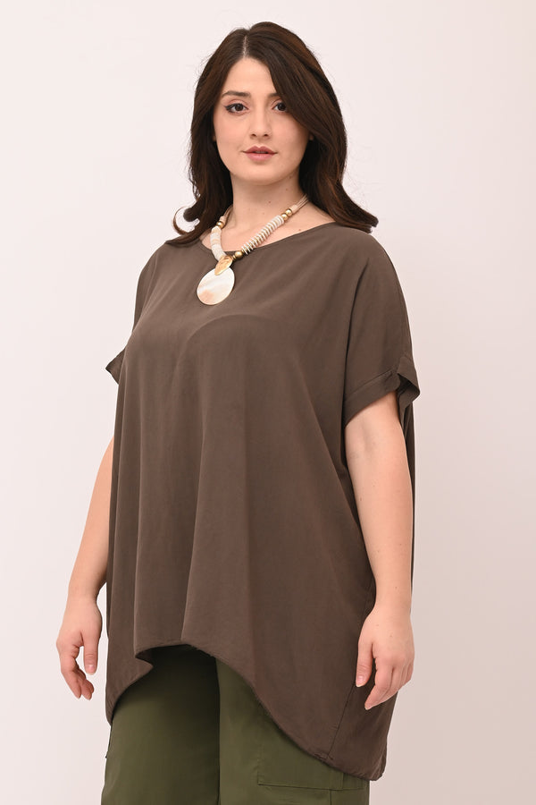 Blusa over viscosa - Moro