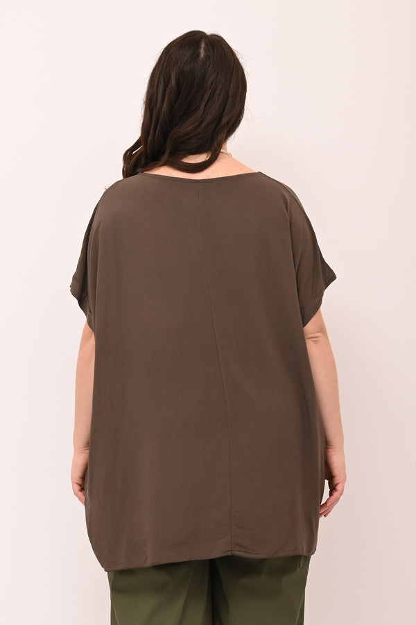 Blusa over viscosa - Moro