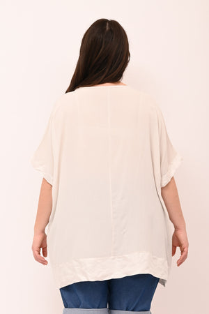 Blusa bordo cangiante - Gesso