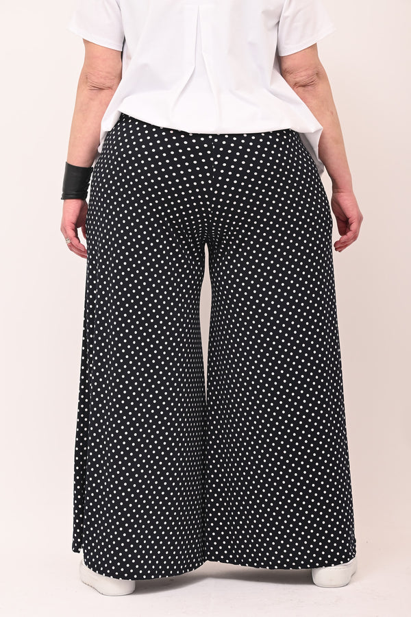 Pantapalazzo fantasia - Pois Bianco/Blu