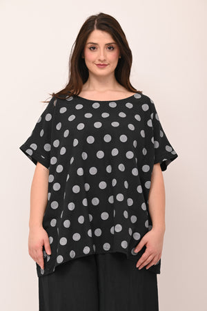 Completo lino pois - Nero