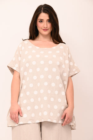 Completo lino pois - Sabbia