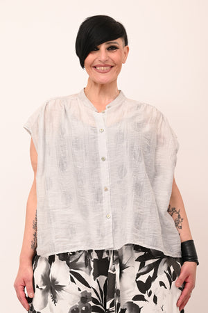 Camicia coreana pois - Ghiaccio