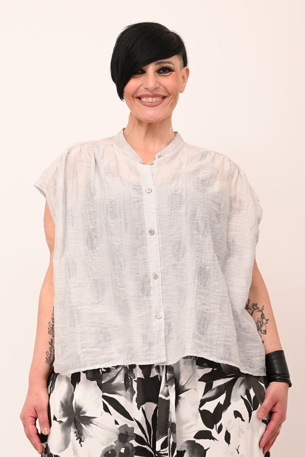 Camicia coreana pois - Ghiaccio