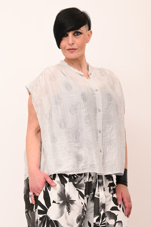 Camicia coreana pois - Ghiaccio