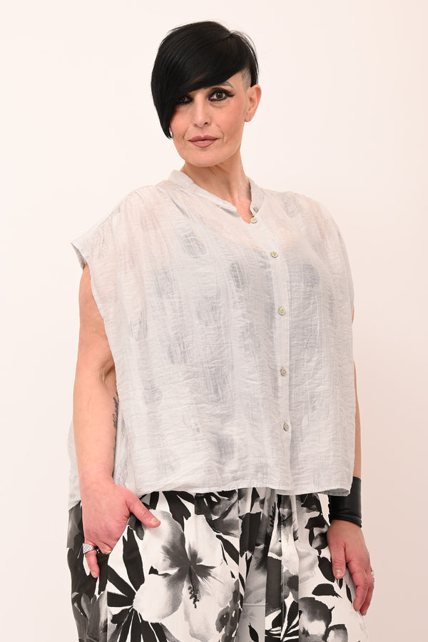 Camicia coreana pois - Ghiaccio