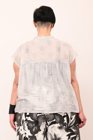 Camicia coreana pois - Ghiaccio