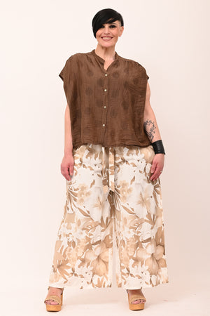 Camicia coreana pois - Bruciato