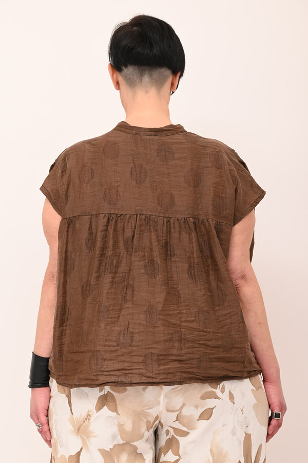Camicia coreana pois - Bruciato