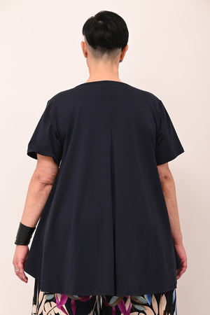 Maglia cotone ruota - Blu