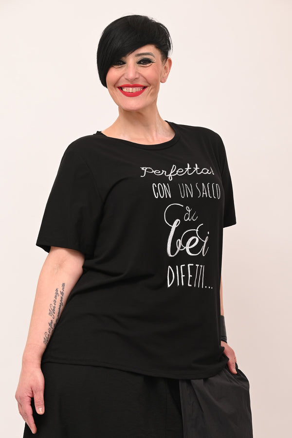 T-shirt Perfetta - Nero