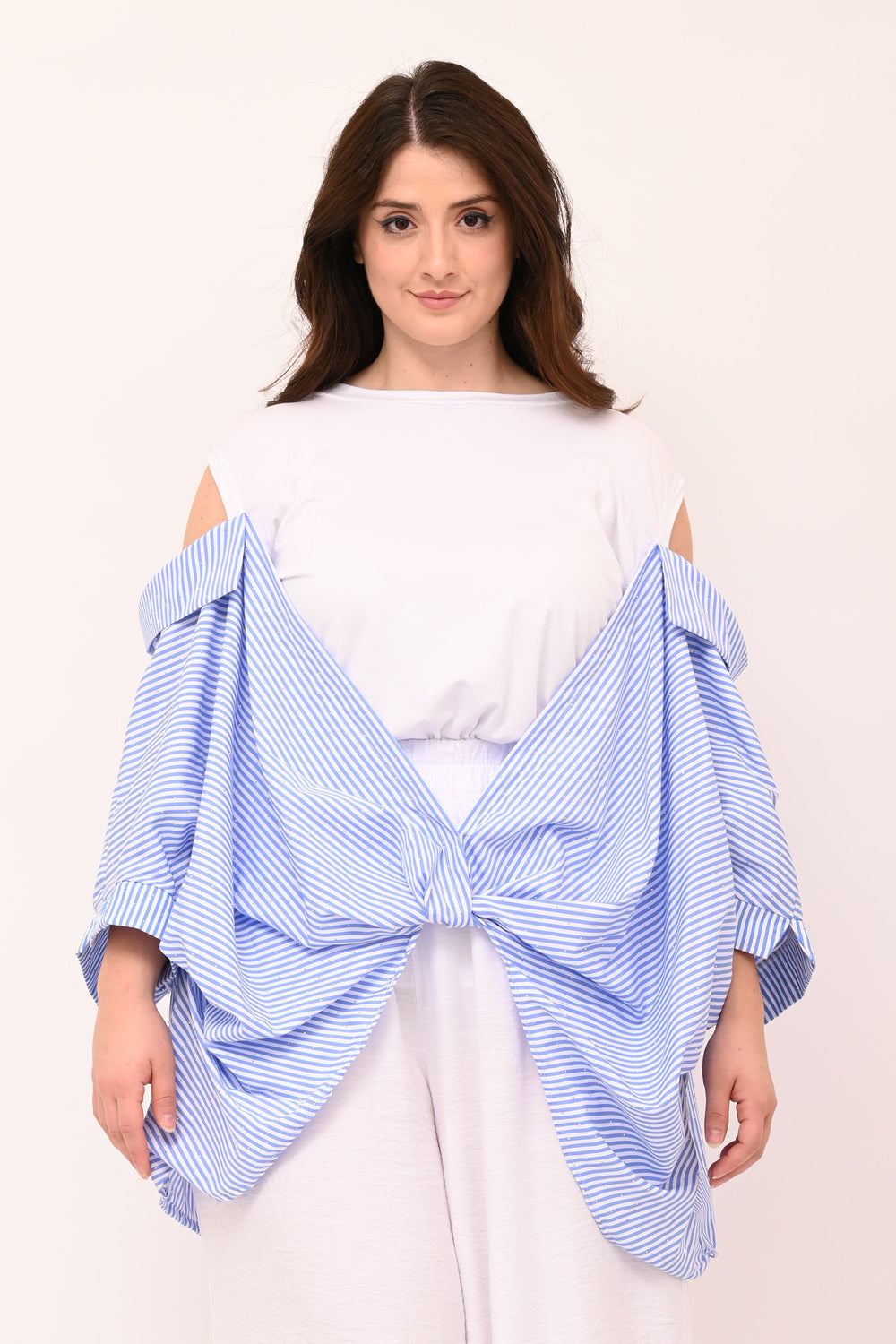 Maglia camicia over - Jeans