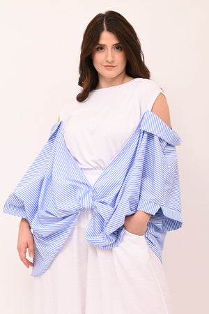 Maglia camicia over - Jeans