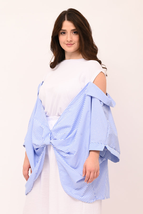Maglia camicia over - Jeans