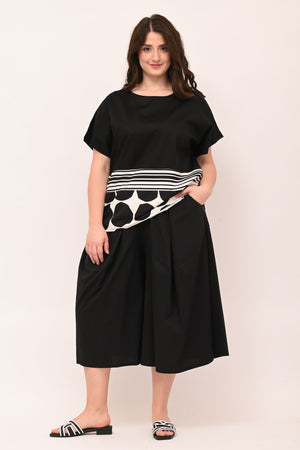 Gaucho bengalina tagli - Nero