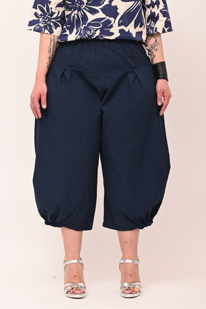 Pantatunisino cotone - Blu