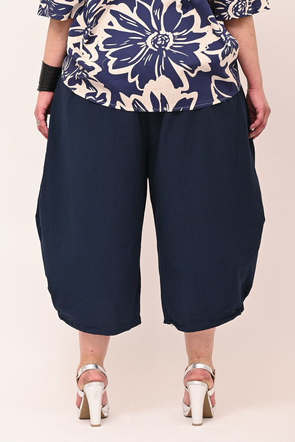 Pantatunisino cotone - Blu