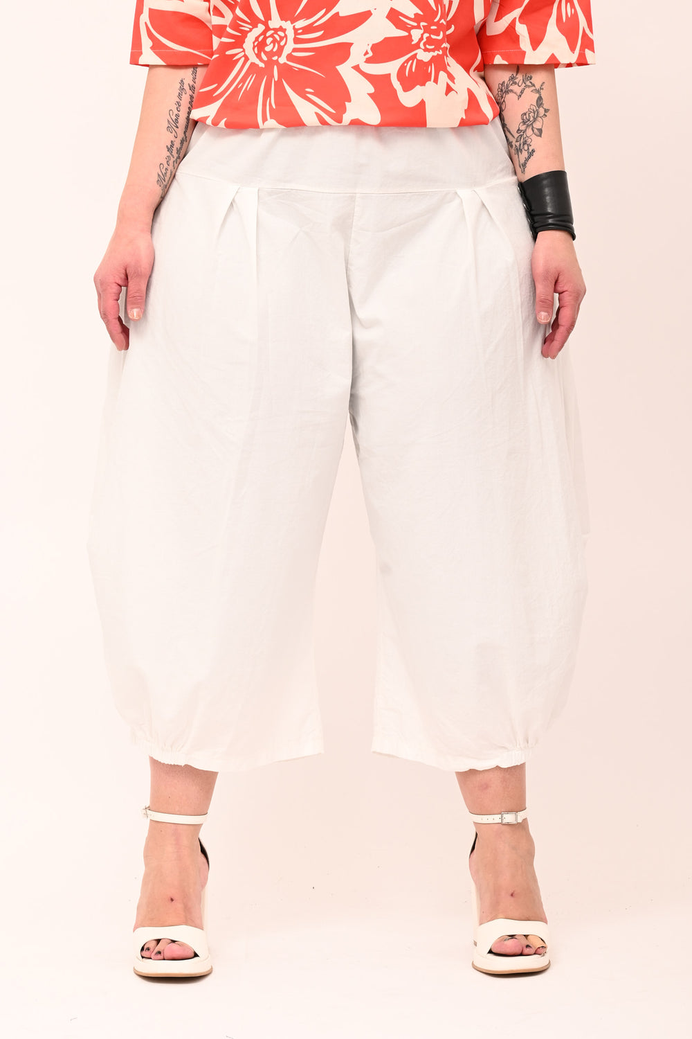 Pantatunisino cotone - Bianco