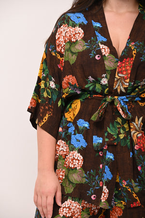 Completo kimono fantasia - Bruciato