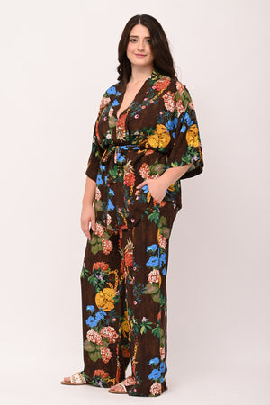 Completo kimono fantasia - Bruciato