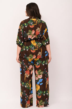Completo kimono fantasia - Bruciato