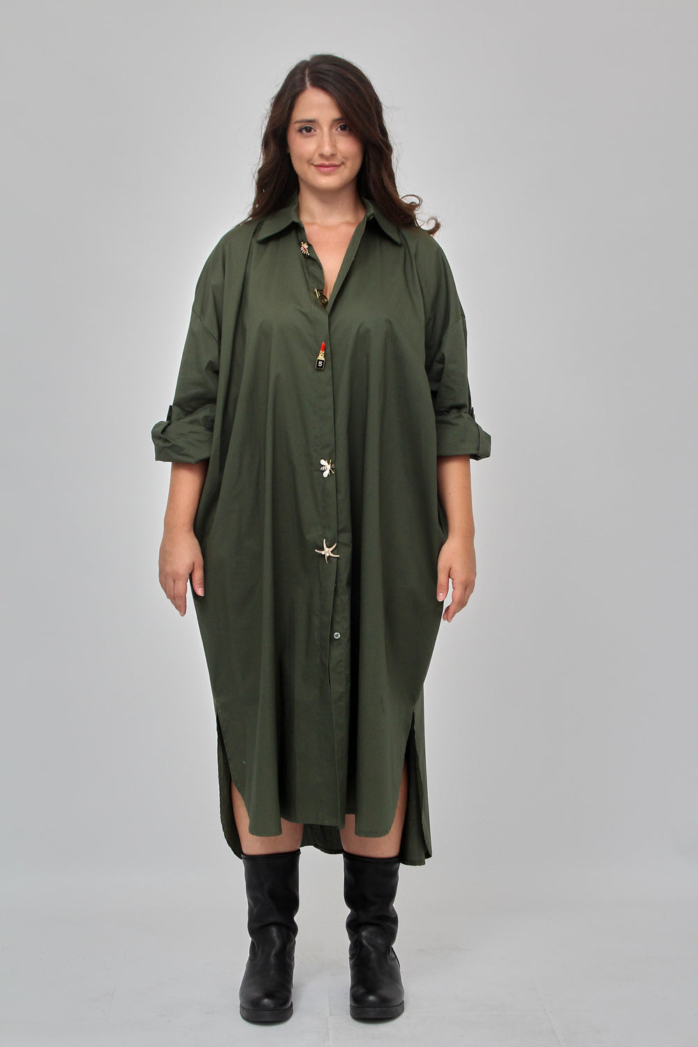 Abito camicia spille - Militare