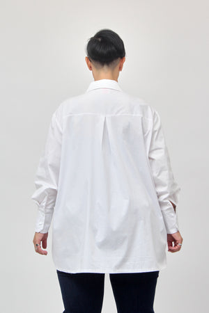 Camicia soli strass - Bianco